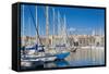 View across the Vieux Port-Nico Tondini-Framed Stretched Canvas