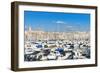 View across the Vieux Port-Nico Tondini-Framed Photographic Print