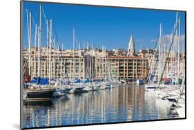 View across the Vieux Port-Nico Tondini-Mounted Photographic Print