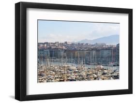 View across the Vieux Port-Nico Tondini-Framed Photographic Print