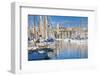 View across the Vieux Port-Nico Tondini-Framed Premium Photographic Print