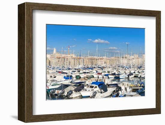 View across the Vieux Port-Nico Tondini-Framed Photographic Print