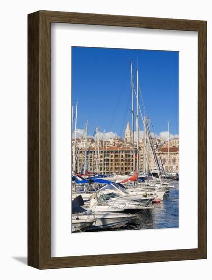 View across the Vieux Port-Nico Tondini-Framed Photographic Print