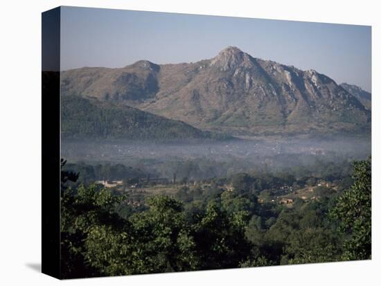 View Across the Zomba Plateau, Malawi, Africa-David Poole-Stretched Canvas