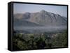 View Across the Zomba Plateau, Malawi, Africa-David Poole-Framed Stretched Canvas