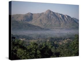 View Across the Zomba Plateau, Malawi, Africa-David Poole-Stretched Canvas