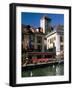 View Across Thiou River to the Chateau, Annecy, Haute-Savoie, Rhone-Alpes, France-Ruth Tomlinson-Framed Photographic Print