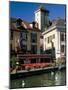 View Across Thiou River to the Chateau, Annecy, Haute-Savoie, Rhone-Alpes, France-Ruth Tomlinson-Mounted Photographic Print