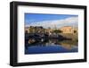 View across Tiber River towards St. Peter's Basilica, Rome, Lazio, Italy, Europe-Hans-Peter Merten-Framed Photographic Print