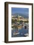 View across Tino Rossi Harbour-Jon Hicks-Framed Photographic Print