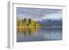 View across tranquil Lake Wanaka, autumn, Roys Bay, Wanaka, Queenstown-Lakes district, Otago, South-Ruth Tomlinson-Framed Photographic Print