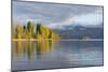 View across tranquil Lake Wanaka, autumn, Roys Bay, Wanaka, Queenstown-Lakes district, Otago, South-Ruth Tomlinson-Mounted Photographic Print