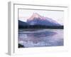 View Across Vermilion Lakes to Mount Rundle, at Sunset, Banff National Park, Alberta, Canada-Ruth Tomlinson-Framed Photographic Print