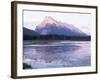 View Across Vermilion Lakes to Mount Rundle, at Sunset, Banff National Park, Alberta, Canada-Ruth Tomlinson-Framed Photographic Print