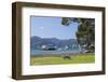 View across Waikawa Bay, an arm of Queen Charlotte Sound (Marlborough Sounds), Waikawa, near Picton-Ruth Tomlinson-Framed Photographic Print