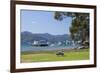 View across Waikawa Bay, an arm of Queen Charlotte Sound (Marlborough Sounds), Waikawa, near Picton-Ruth Tomlinson-Framed Photographic Print