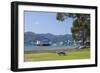 View across Waikawa Bay, an arm of Queen Charlotte Sound (Marlborough Sounds), Waikawa, near Picton-Ruth Tomlinson-Framed Photographic Print