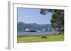 View across Waikawa Bay, an arm of Queen Charlotte Sound (Marlborough Sounds), Waikawa, near Picton-Ruth Tomlinson-Framed Photographic Print