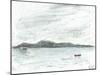 view across water from Jura, 2005-Vincent Alexander Booth-Mounted Giclee Print