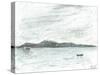 view across water from Jura, 2005-Vincent Alexander Booth-Stretched Canvas