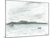 view across water from Jura, 2005-Vincent Alexander Booth-Mounted Giclee Print