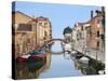 View Along City Canals, Venice, Italy-Dennis Flaherty-Stretched Canvas