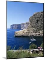 View Along Cliffs, Xlendi, Gozo, Malta, Mediterranean, Europe-Stuart Black-Mounted Photographic Print