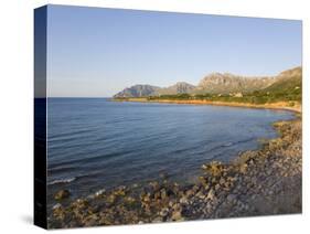 View Along Coast Towards Cap Ferrutx at Sunset, Colonia De Sant Pere, Near Arta, Mallorca, Balearic-Ruth Tomlinson-Stretched Canvas