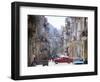 View Along Congested Street in Havana Centro, Cuba-Lee Frost-Framed Premium Photographic Print