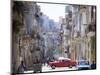 View Along Congested Street in Havana Centro, Cuba-Lee Frost-Mounted Premium Photographic Print