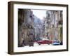 View Along Congested Street in Havana Centro, Cuba-Lee Frost-Framed Photographic Print