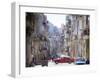 View Along Congested Street in Havana Centro, Cuba-Lee Frost-Framed Photographic Print