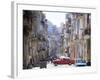 View Along Congested Street in Havana Centro, Cuba-Lee Frost-Framed Photographic Print