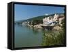 View Along Lido to Kvarner Hotel, Opatija, Kvarner Gulf, Croatia, Adriatic, Europe-Stuart Black-Framed Stretched Canvas