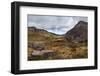 View along Nant Francon Valley Snowdonia National Park Landscape-Veneratio-Framed Photographic Print