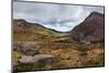 View along Nant Francon Valley Snowdonia National Park Landscape-Veneratio-Mounted Photographic Print