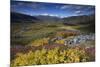 View Along Rapadalen Valley from Nammatj Towards Lulep Spadnek, Sarek Np, Lapland, Sweden-Cairns-Mounted Photographic Print