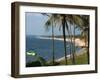 View Along Sinquerim Beach, Fort Aguada, Goa, India, Asia-Stuart Black-Framed Photographic Print