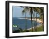 View Along Sinquerim Beach, Fort Aguada, Goa, India, Asia-Stuart Black-Framed Photographic Print