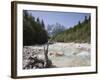 View Along Stony Shallow River Velika Pisnca to Prisank Mountain, Dolina, Slovenia-Pearl Bucknell-Framed Photographic Print