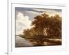 View Along the Amstel, C.1660-Meindert Hobbema-Framed Giclee Print