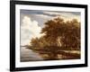 View Along the Amstel, C.1660-Meindert Hobbema-Framed Giclee Print