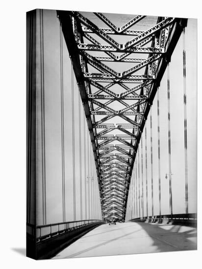 View Along the Bayonne Bridge-Margaret Bourke-White-Stretched Canvas