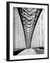 View Along the Bayonne Bridge-Margaret Bourke-White-Framed Photographic Print