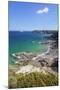 View Along the Cliffs of Cap Frehel to the Lighthouse, Cotes D'Armor, Brittany, France, Europe-Markus Lange-Mounted Photographic Print