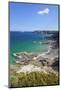 View Along the Cliffs of Cap Frehel to the Lighthouse, Cotes D'Armor, Brittany, France, Europe-Markus Lange-Mounted Photographic Print