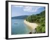 View Along the Coast, Nazri's Beach and Rainforest, Air Batang Bay, Pahang, Malaysia-Jack Jackson-Framed Photographic Print