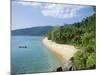 View Along the Coast, Nazri's Beach and Rainforest, Air Batang Bay, Pahang, Malaysia-Jack Jackson-Mounted Photographic Print