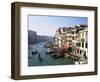 View Along the Grand Canal from Rialto Bridge, Venice, Unesco World Heritage Site, Veneto, Italy-Lee Frost-Framed Photographic Print