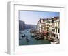 View Along the Grand Canal from Rialto Bridge, Venice, Unesco World Heritage Site, Veneto, Italy-Lee Frost-Framed Photographic Print